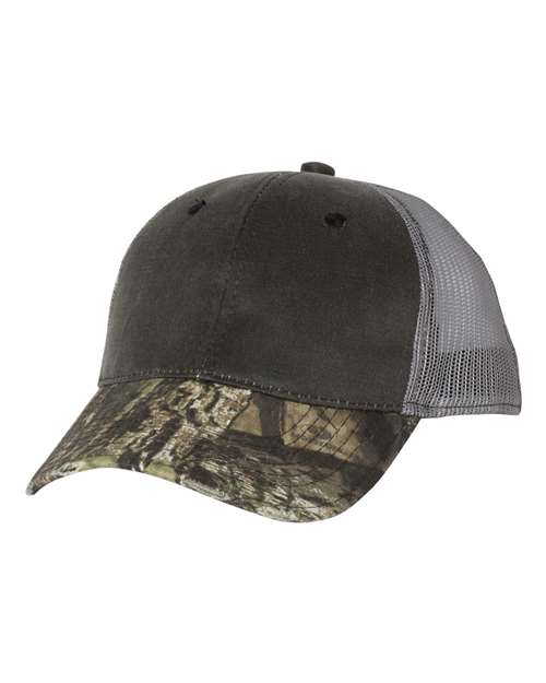 Outdoor Cap - Distressed Camo Mesh-Back Cap - HPC500M