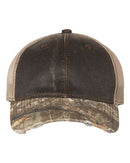 Outdoor Cap - Distressed Camo Mesh-Back Cap - HPC500M