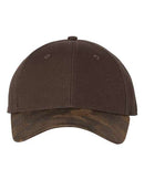 Outdoor Cap - Canvas Crown with Weathered Camo Visor Cap - GHP100