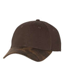 Outdoor Cap - Canvas Crown with Weathered Camo Visor Cap - GHP100