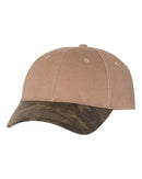 Outdoor Cap - Canvas Crown with Weathered Camo Visor Cap - GHP100