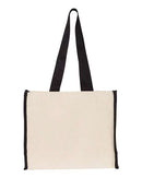 Q-Tees - 14L Tote with Contrast-Color Handles - Q1100