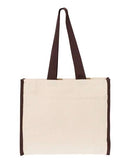 Q-Tees - 14L Tote with Contrast-Color Handles - Q1100