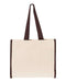 Q-Tees - 14L Tote with Contrast-Color Handles - Q1100