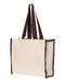 Q-Tees - 14L Tote with Contrast-Color Handles - Q1100