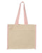 Q-Tees - 14L Tote with Contrast-Color Handles - Q1100