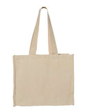 Q-Tees - 14L Tote with Contrast-Color Handles - Q1100