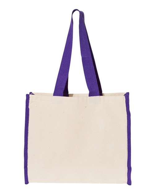 Q-Tees - 14L Tote with Contrast-Color Handles - Q1100