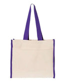 Q-Tees - 14L Tote with Contrast-Color Handles - Q1100