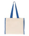 Q-Tees - 14L Tote with Contrast-Color Handles - Q1100