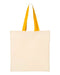 Q-Tees - Economical Tote with Contrast-Color Handles - QTB6000