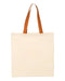 Q-Tees - Economical Tote with Contrast-Color Handles - QTB6000