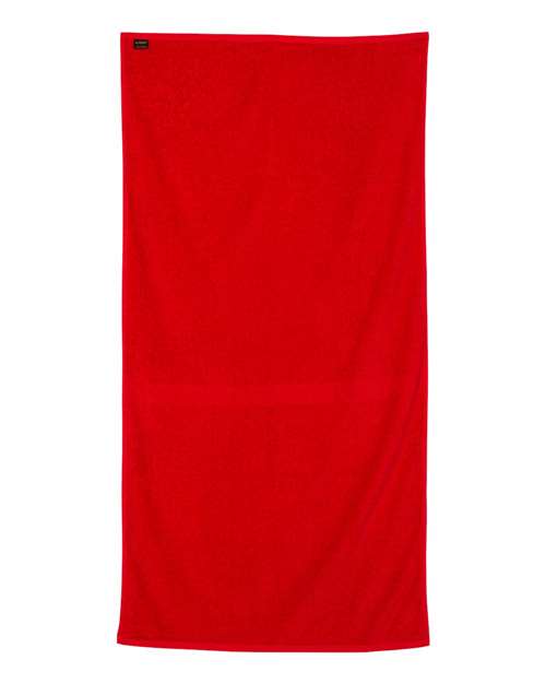 Q-Tees - Velour Beach Towel - QV3060