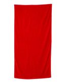 Q-Tees - Velour Beach Towel - QV3060