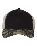 Sportsman - Contrast-Stitch Mesh-Back Cap - 3100