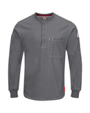 Bulwark - iQ Series® Plus Long Sleeve Henley - Long Sizes - QT40L