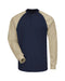 Bulwark - Long Sleeve Color-Block Tagless Henley Shirt - SEL4