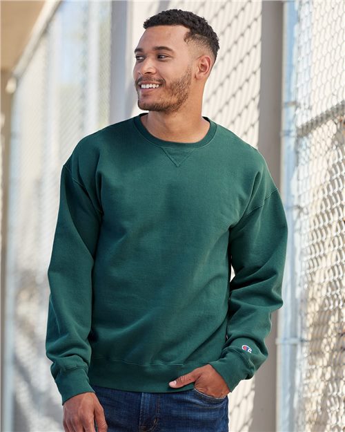 Champion - Garment Dyed Crewneck Sweatshirt - CD400