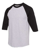 ALSTYLE - Classic Raglan Three-Quarter Sleeve T-Shirt - 1334