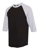 ALSTYLE - Classic Raglan Three-Quarter Sleeve T-Shirt - 1334