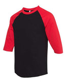 ALSTYLE - Classic Raglan Three-Quarter Sleeve T-Shirt - 1334