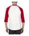 ALSTYLE - Classic Raglan Three-Quarter Sleeve T-Shirt - 1334