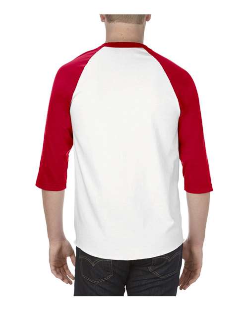 ALSTYLE - Classic Raglan Three-Quarter Sleeve T-Shirt - 1334