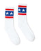 SOCCO - USA-Made Striped Crew Socks - SC100 (More Color)