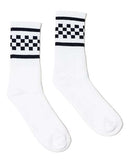 SOCCO - USA-Made Checkered Crew Socks - SC300