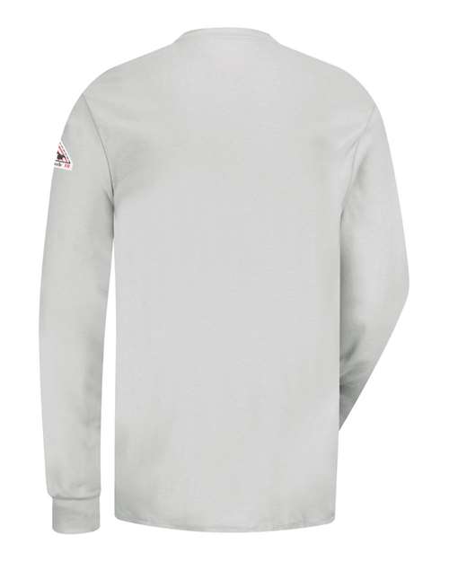 Bulwark - Long Sleeve Tagless Henley Shirt - Long Sizes - SEL2L