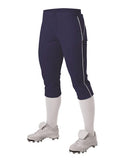 Alleson Athletic - Women's Belted Piped Fastpitch Pants - 625PBW