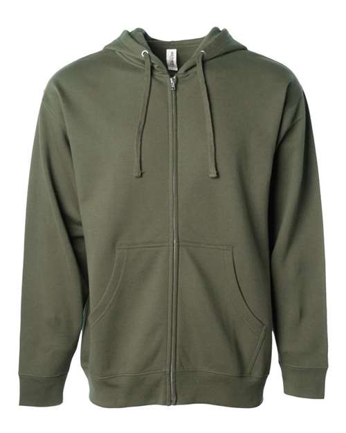 Independent Trading Co. - Midweight Full-Zip Hooded Sweatshirt - SS4500Z