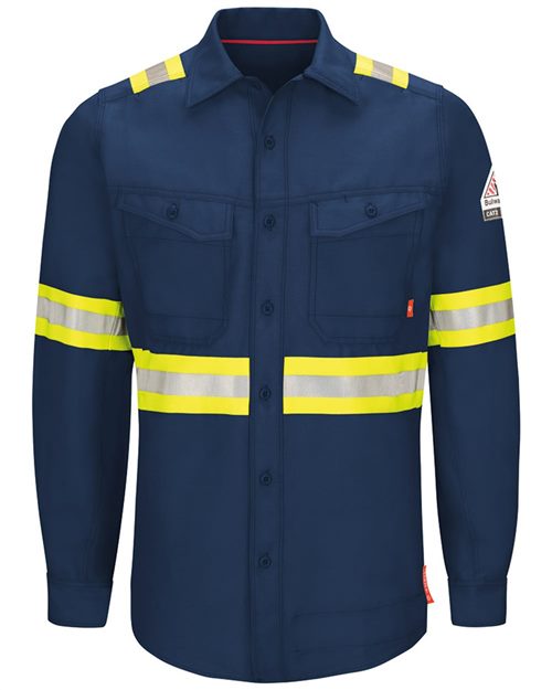 Bulwark - iQ Series® Endurance Enhanced Visibility Work Shirt Long Sizes - QS40EL