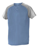 Alleson Athletic - Two Button Henley Baseball Jersey - 5063CH