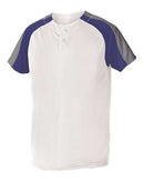 Alleson Athletic - Two Button Henley Baseball Jersey - 5063CH