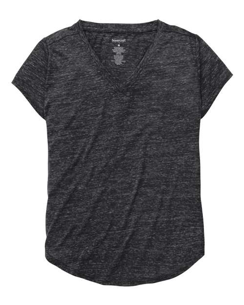 Boxercraft - Women's Snow Heather V-Neck T-Shirt - T34