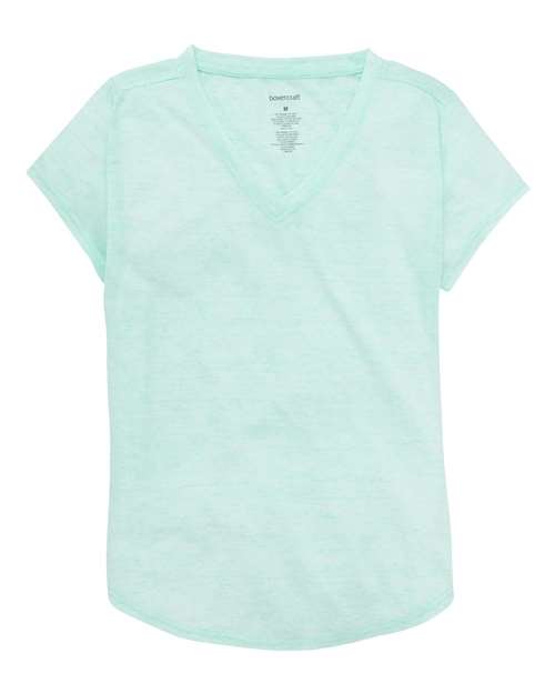 Boxercraft - Women's Snow Heather V-Neck T-Shirt - T34