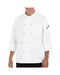 Chef Designs - 100% Polyester Ten Pearl Button Chef Coat Long Sizes - 0423L