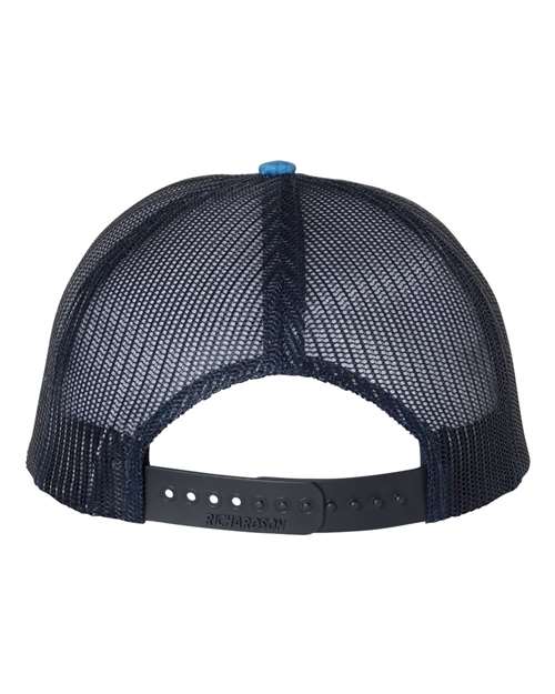 Richardson - Patterned Snapback Trucker Cap - 112P