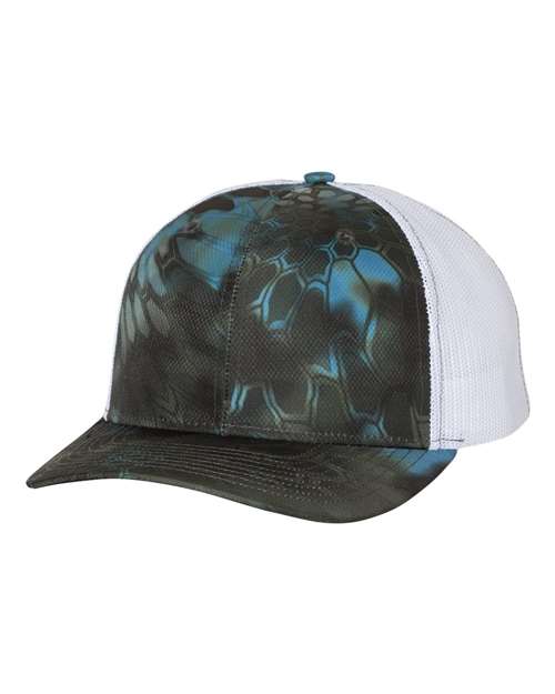 Richardson - Patterned Snapback Trucker Cap - 112P