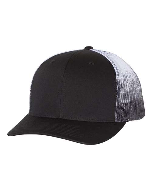 Richardson - Printed Mesh-Back Trucker Cap - 112PM