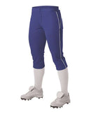 Alleson Athletic - Women's Belted Piped Fastpitch Pants - 625PBW