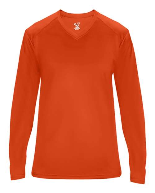 Badger - Ultimate SoftLock™ Women's V-Neck Long Sleeve T-Shirt - 4064