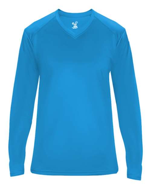 Badger - Ultimate SoftLock™ Women's V-Neck Long Sleeve T-Shirt - 4064