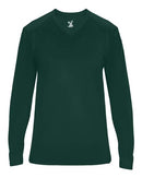 Badger - Ultimate SoftLock™ Women's V-Neck Long Sleeve T-Shirt - 4064