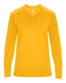 Badger - Ultimate SoftLock™ Women's V-Neck Long Sleeve T-Shirt - 4064