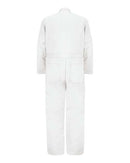 Red Kap - Button-Front Cotton Coverall Additional Sizes - CC16EXT