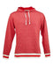 J. America - Peppered Fleece Lapover Hooded Sweatshirt - 8701