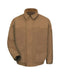 Bulwark - Brown Duck Lined Bomber Jacket - EXCEL FR® ComforTouch® - Long Sizes - JLB8L