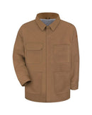 Bulwark - Brown Duck Lineman's Coat - EXCEL FR® ComforTouch® - Long Sizes - JLC4L